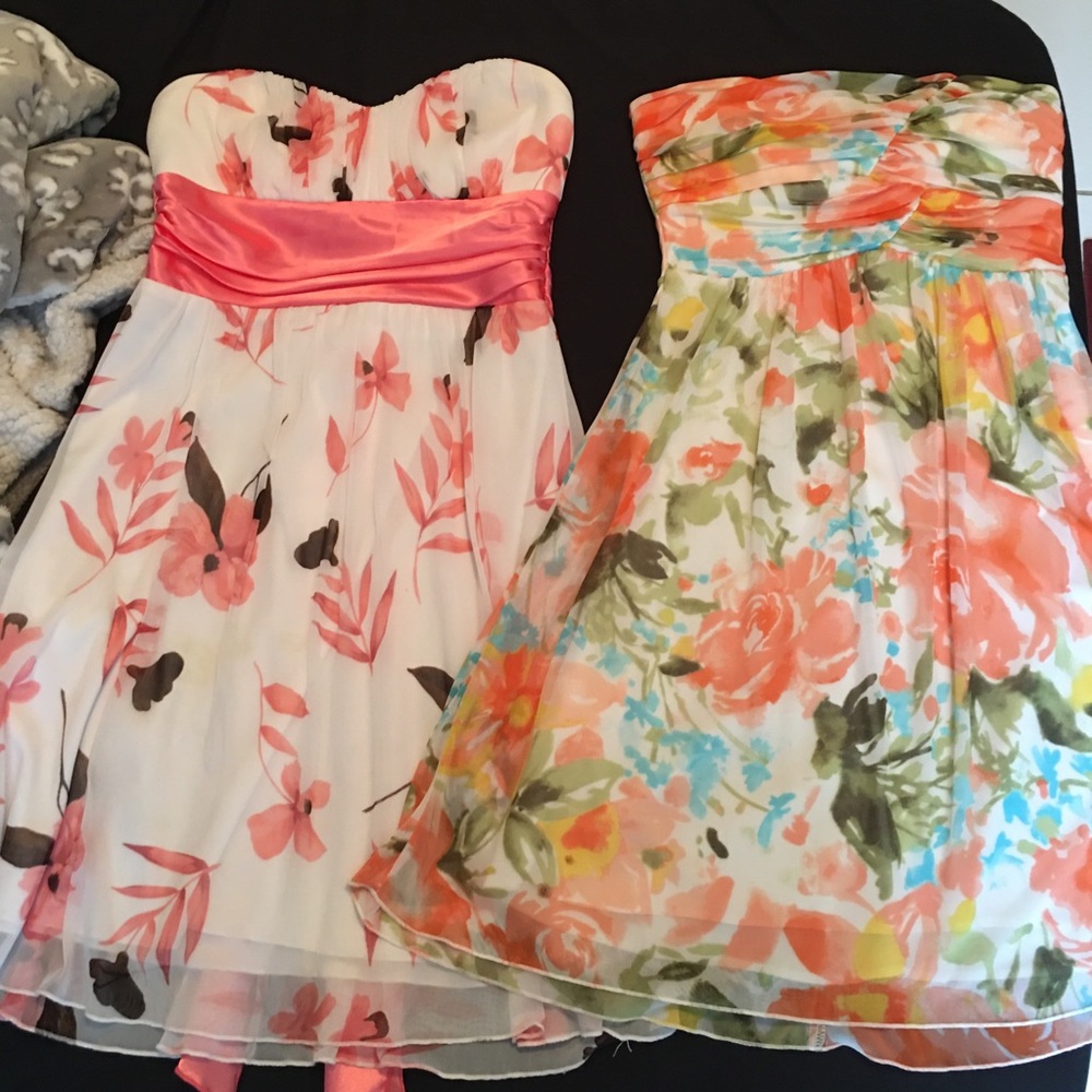 Strapless dress bundle forever 21